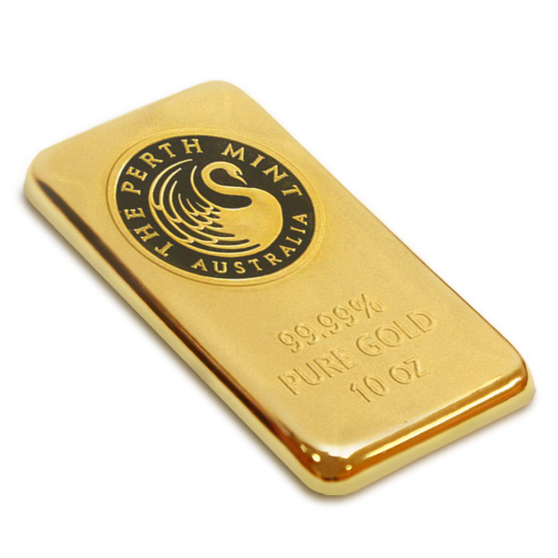 Buy 10 oz. Gold Bar - Perth Mint | U.S. Money Reserve