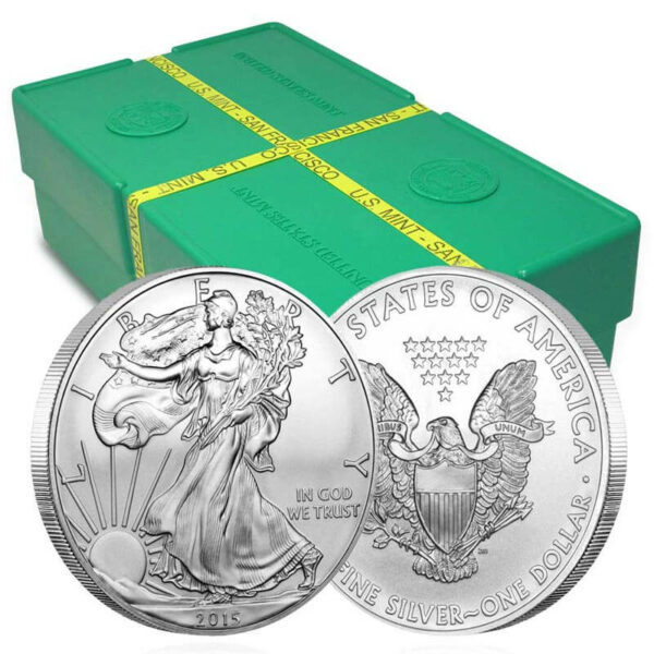 Silver American Eagles Monster Box, Low Price