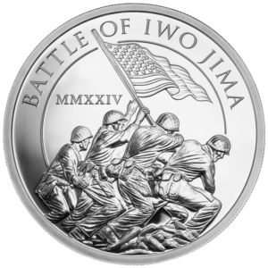 1 oz. silver battle of iwo jima coin